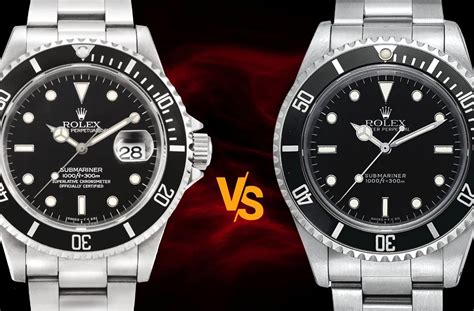 Rolex cyclops vs no date